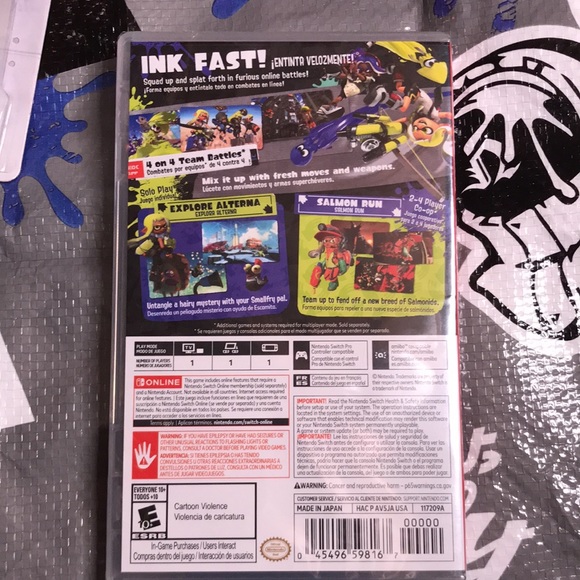 Nintendo Splatoon 3 Switch Video Game and Inkling Boy Amiibo Sealed Set 🦑🐙 - Picture 6 of 17